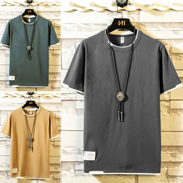 men's shirt short men's summer fashion student's two-piece half sleeve t-shirt, White;black
men's shirt short men's summer fashion student's two-piece half sleeve t-shirt, White;black
