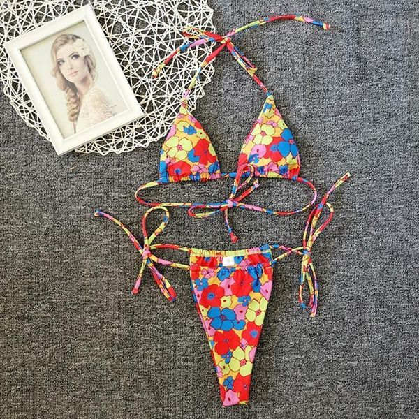 women's swimwear ladies bikini split swimsuit summer set flower print halter lace 2021youth simple fashion high street, White;black
women's swimwear ladies bikini split swimsuit summer set flower print halter lace 2021youth simple fashion high street, White;black