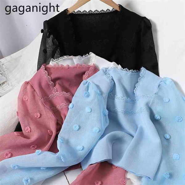 sweet women cropped thin pullover solid fashion long sleeve outwear chic korean lady slim pull femme sweaters 210601, White
sweet women cropped thin pullover solid fashion long sleeve outwear chic korean lady slim pull femme sweaters 210601, White