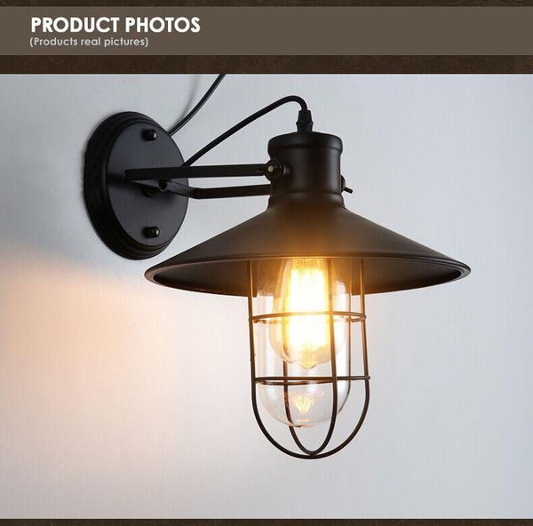 wall lamp american retro glass iron net edison restaurant bar balcony el arts single industrial wind decoration
wall lamp american retro glass iron net edison restaurant bar balcony el arts single industrial wind decoration