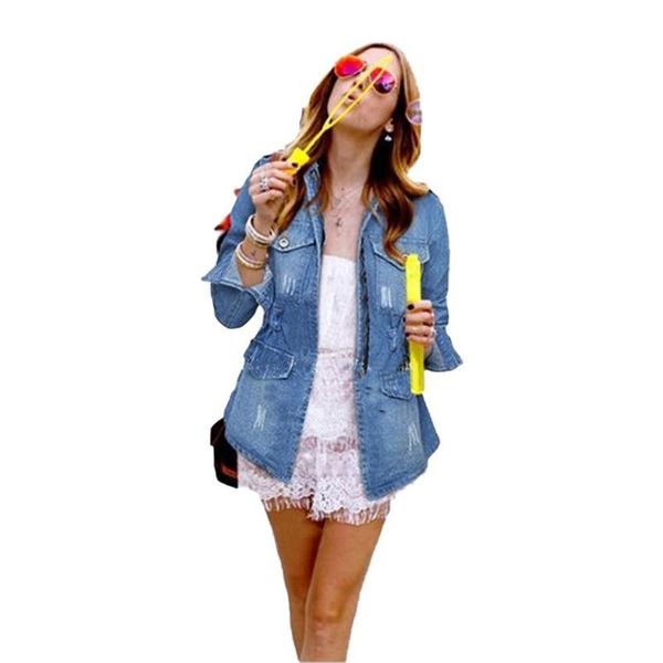 women's jackets spring autumn casual zipper denim fashion harajuku blue jeans coat kpop female, Black;brown
women's jackets spring autumn casual zipper denim fashion harajuku blue jeans coat kpop female, Black;brown