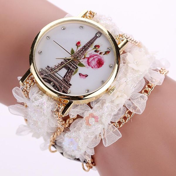 wristwatches 100pcs/lot promotion retro flower tower leather braided watch fashion wrap around women watches metal chain, Slivery;brown
wristwatches 100pcs/lot promotion retro flower tower leather braided watch fashion wrap around women watches metal chain, Slivery;brown