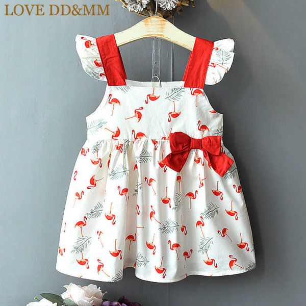 love dd&mm girls dresses summer children's wear girls sweet straps flying sleeves crane print children's foreign dress 210715, Red;yellow
love dd&mm girls dresses summer children's wear girls sweet straps flying sleeves crane print children's foreign dress 210715, Red;yellow