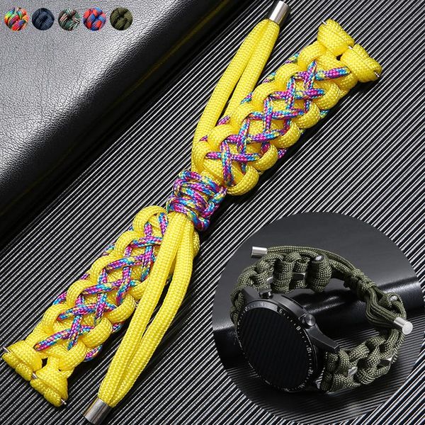 watch bands watchband nylon umbrella rope for samsung galaxy 3 41mm active 2 band 42mm bracelet huawei gt strap gt2 46mm fashion, Black;brown
watch bands watchband nylon umbrella rope for samsung galaxy 3 41mm active 2 band 42mm bracelet huawei gt strap gt2 46mm fashion, Black;brown