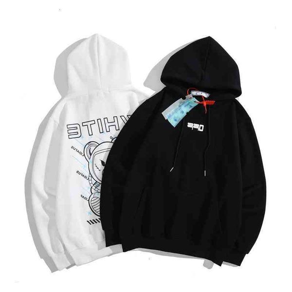off bear violent meichao cartoon arrow printed fall and winter sweater ow male female couple hoodie, Black
off bear violent meichao cartoon arrow printed fall and winter sweater ow male female couple hoodie, Black