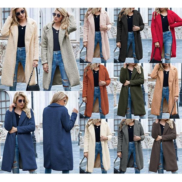 women's jackets autumn and winter european american mid-length lapel wool sweater cardigan lamb velvet jacket women clothes, Black;brown
women's jackets autumn and winter european american mid-length lapel wool sweater cardigan lamb velvet jacket women clothes, Black;brown