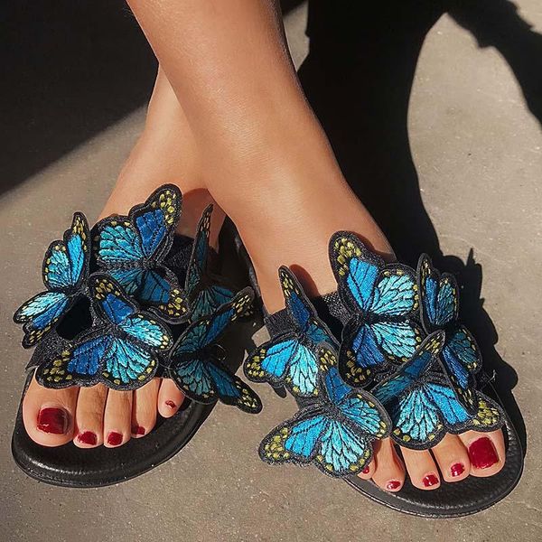 sandals summer women platform retro butterfly flower shoes outside beach ladies sandalias mujer, Black
sandals summer women platform retro butterfly flower shoes outside beach ladies sandalias mujer, Black