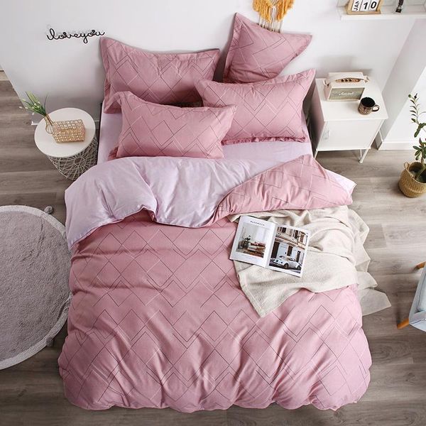 bedding sets premium cotton comforter cover set fashion pink striped pure a/b double-sided pattern bed sheet with duvet
bedding sets premium cotton comforter cover set fashion pink striped pure a/b double-sided pattern bed sheet with duvet