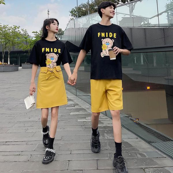 women's t-shirt the summer trend of 2021 is a dress and suit couples clothes clothing, White
women's t-shirt the summer trend of 2021 is a dress and suit couples clothes clothing, White