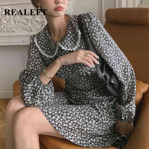 spring high waist women's floral dress korean style elegant long sleeve slim ladies midi dresses female 210428, Black;gray
spring high waist women's floral dress korean style elegant long sleeve slim ladies midi dresses female 210428, Black;gray