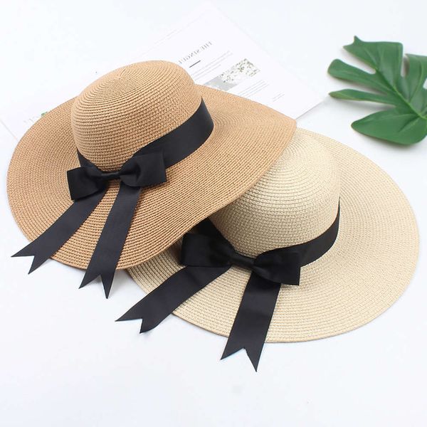 sun hat straw women's summer beach big cornice korean versatile bow sun visor hat, Blue;gray
sun hat straw women's summer beach big cornice korean versatile bow sun visor hat, Blue;gray