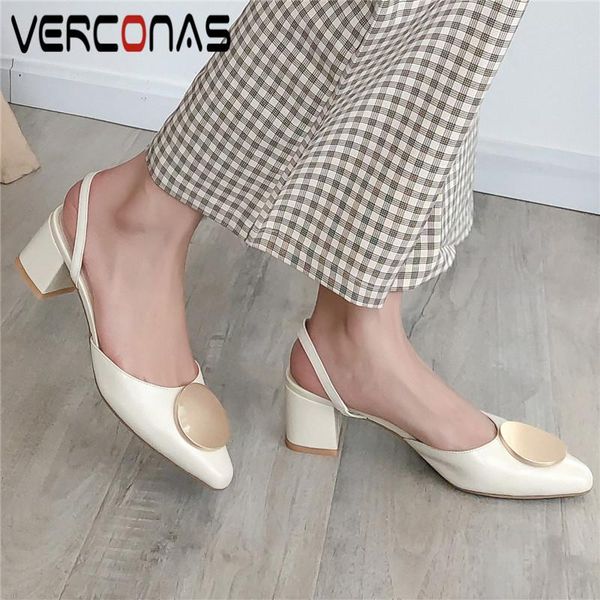 women summer sandals slippers genuine leather thick heel shallow round toe office shoes high heels woman, Black
women summer sandals slippers genuine leather thick heel shallow round toe office shoes high heels woman, Black
