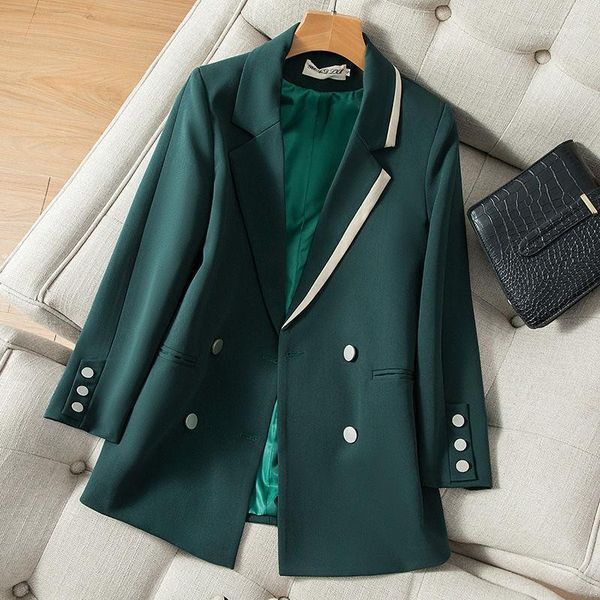 women's suits & blazers women 2021 spring autumn fashion office wear double breasted blazer coat female vintage long sleeve pockets ele, White;black
women's suits & blazers women 2021 spring autumn fashion office wear double breasted blazer coat female vintage long sleeve pockets ele, White;black