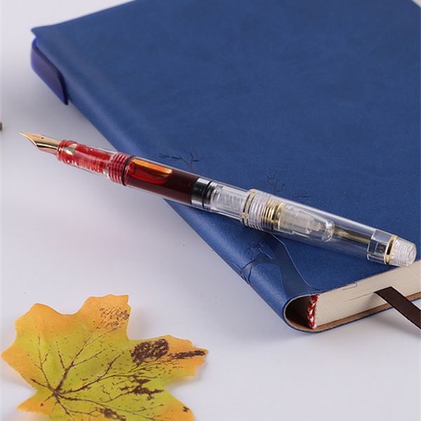 fountain pen transparent piston gold powder color ink beautiful fine brush student calligraphy
fountain pen transparent piston gold powder color ink beautiful fine brush student calligraphy