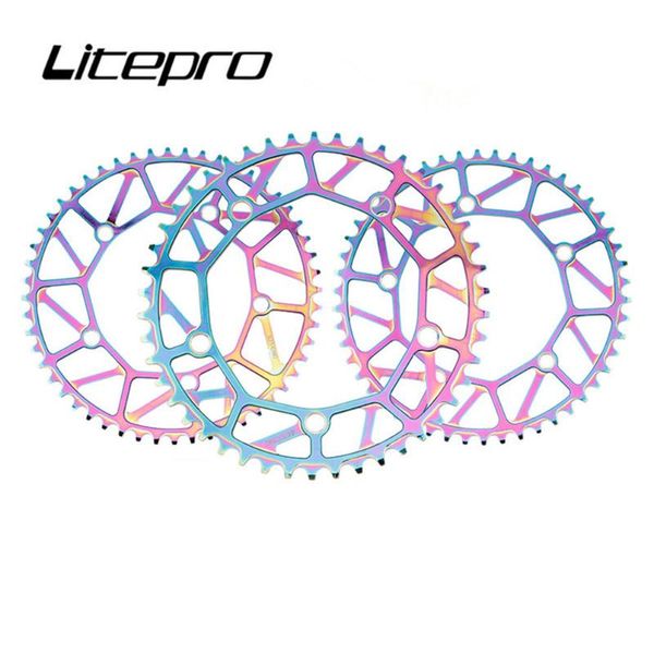 bike heels & chainwheels litepro hollow single disc folding chainring bicycle crankset 130bcd ultralight chainwheel 46/48/50/52/54/56/5
bike heels & chainwheels litepro hollow single disc folding chainring bicycle crankset 130bcd ultralight chainwheel 46/48/50/52/54/56/5