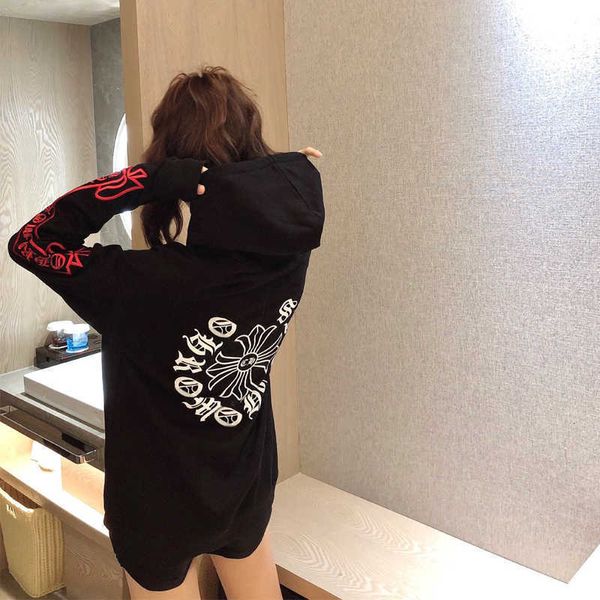 trendy print for we crosin horseshoe are looking hoodie, arm embroidered men's and women's loose hooded sweate, Black
trendy print for we crosin horseshoe are looking hoodie, arm embroidered men's and women's loose hooded sweate, Black