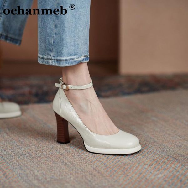 dress shoes ochanmeb stylish big round toe snake print microfiber leather ankle strap buckled wood high heels women plus size 43 pumps, Black
dress shoes ochanmeb stylish big round toe snake print microfiber leather ankle strap buckled wood high heels women plus size 43 pumps, Black