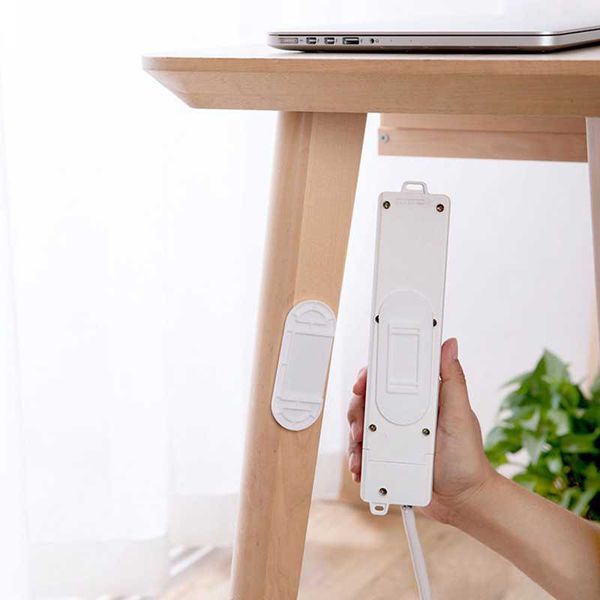 hooks & rails 1pcs wall-mounted socket holder, punch-self-adhesive power board fixing device, household cable, wire plug manager
hooks & rails 1pcs wall-mounted socket holder, punch-self-adhesive power board fixing device, household cable, wire plug manager