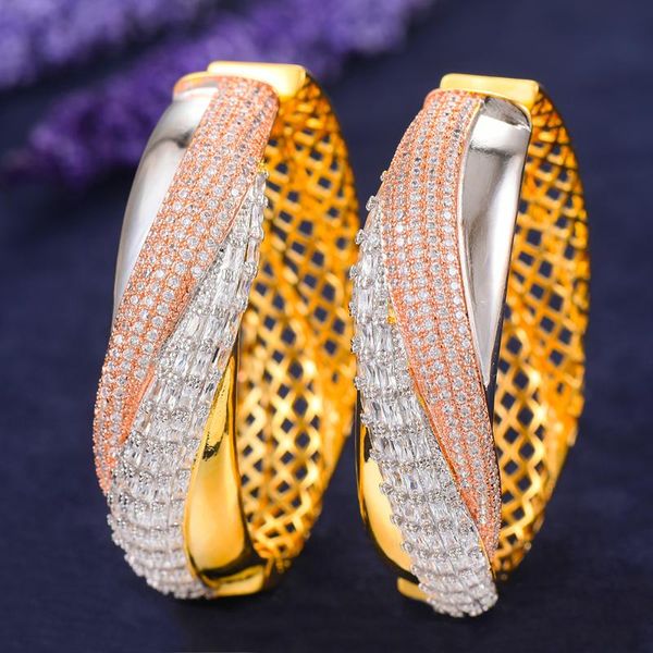 hoop & huggie blachette big luxuey earrings trendy cubic zirconia statement for women charms engagement wedding jewelry accessories, Golden;silver
hoop & huggie blachette big luxuey earrings trendy cubic zirconia statement for women charms engagement wedding jewelry accessories, Golden;silver