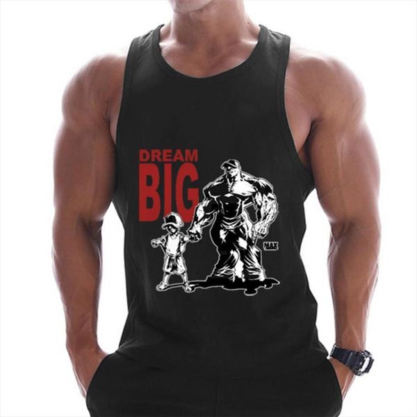 summer men bodybuilding sleeveless mens shirt cotton gym fitness workout clothes stringer singlet casual printed tank male vest, White;black
summer men bodybuilding sleeveless mens shirt cotton gym fitness workout clothes stringer singlet casual printed tank male vest, White;black