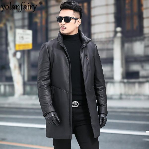 men's leather & faux jacket sheepskin genuine men winter warm duck down coat mens jaqueta de couro 8373-08yy699, Black
men's leather & faux jacket sheepskin genuine men winter warm duck down coat mens jaqueta de couro 8373-08yy699, Black