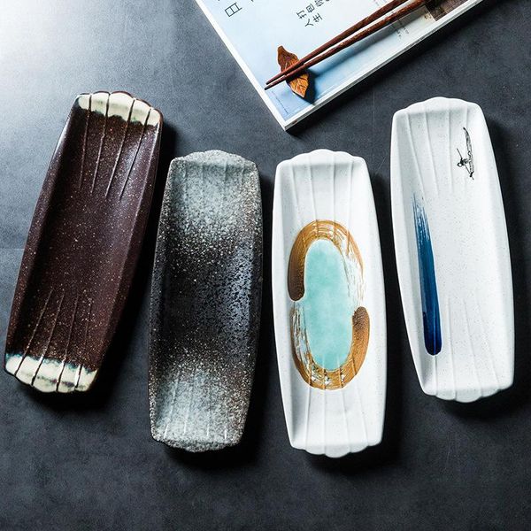 dishes & plates japanese sushi plate ceramic creative strip restaurant dish jiaozi roast wing breakfast flat
dishes & plates japanese sushi plate ceramic creative strip restaurant dish jiaozi roast wing breakfast flat