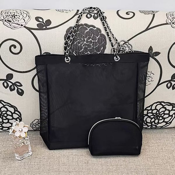 fashion women black large-capacity mesh shopping bag classic chain bags storage cosmetic box for ladies favorite vogue items vip gifts
fashion women black large-capacity mesh shopping bag classic chain bags storage cosmetic box for ladies favorite vogue items vip gifts