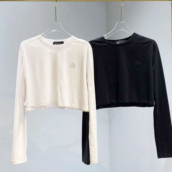 tees t-shirt weldone ouyang nana same embroidery badge short open navel long sleeve bottoming women's soft cotton t-shirt, White
tees t-shirt weldone ouyang nana same embroidery badge short open navel long sleeve bottoming women's soft cotton t-shirt, White