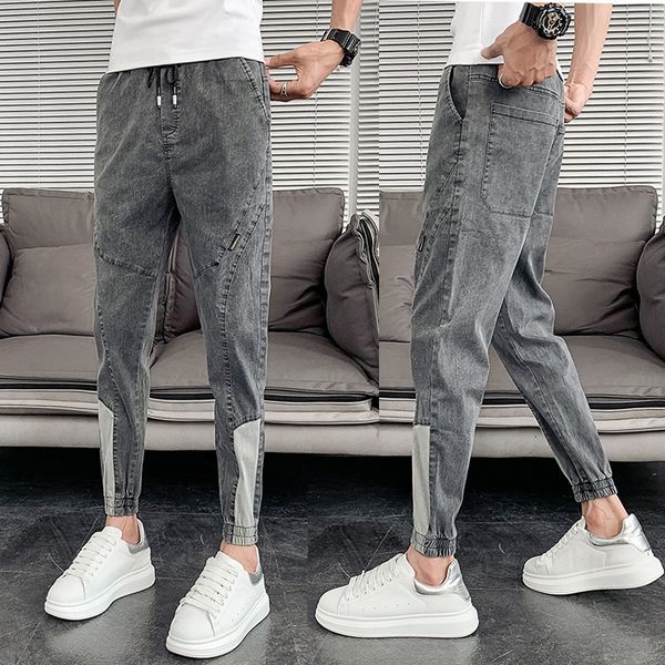men's jeans spring autumn fashion denim men's small feet casual jeans solid color stretch leggings pants social guys legging trend, Blue
men's jeans spring autumn fashion denim men's small feet casual jeans solid color stretch leggings pants social guys legging trend, Blue