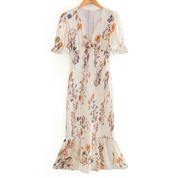 paris girl summer beach women floral print stretch pleated slim dress long v-neck party dresses femme 210524, Black;gray
paris girl summer beach women floral print stretch pleated slim dress long v-neck party dresses femme 210524, Black;gray