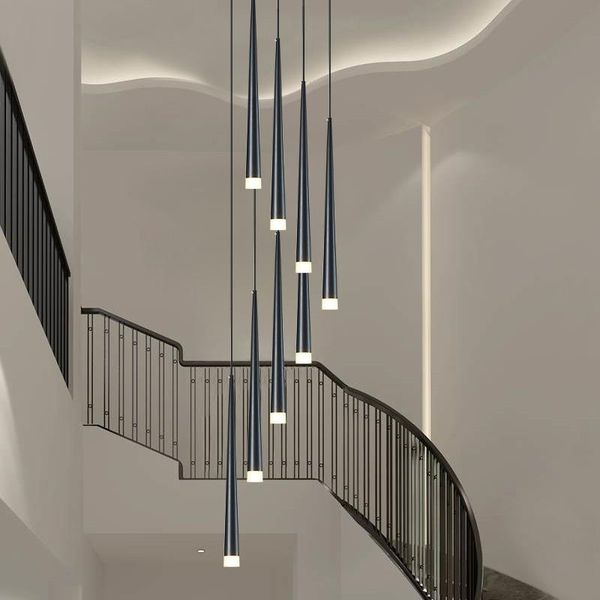 pendant lamps modern creativity luxury led chandelier long downlight hanging cone light for living room bedroom office cafe restaurant
pendant lamps modern creativity luxury led chandelier long downlight hanging cone light for living room bedroom office cafe restaurant