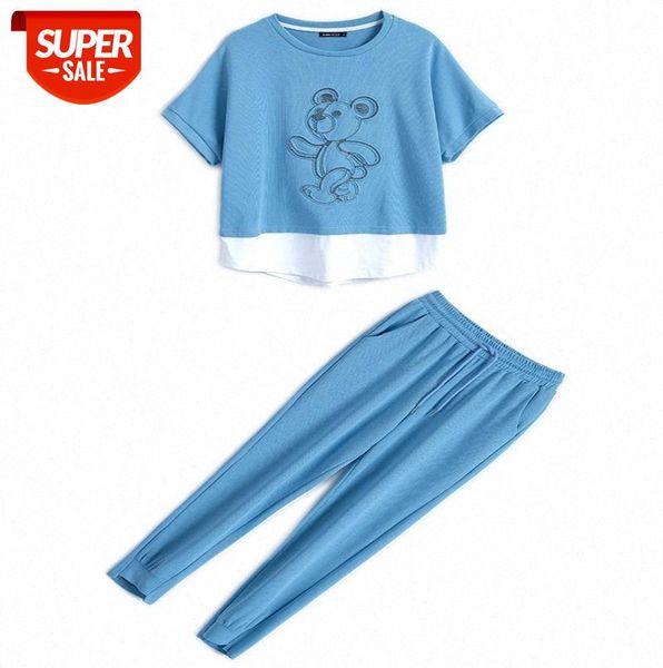 miuco color contrast stitching clothes hem two-piece t-shirt + elastic high waist casual pants cover women #sb3b, Black
miuco color contrast stitching clothes hem two-piece t-shirt + elastic high waist casual pants cover women #sb3b, Black