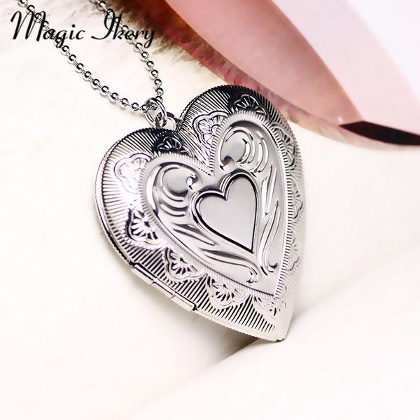 magic ikery heart-shaped po memory floating locket lace necklace fragrance essential oil diffuser for women 2021 mka88 pendant necklaces, Silver
magic ikery heart-shaped po memory floating locket lace necklace fragrance essential oil diffuser for women 2021 mka88 pendant necklaces, Silver