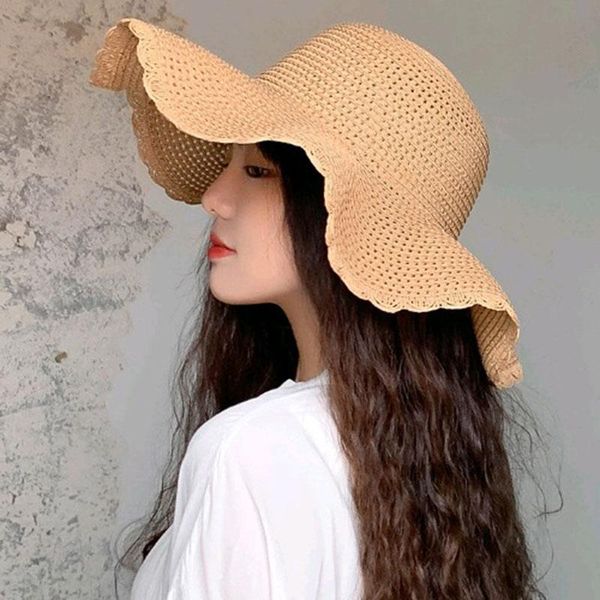 wide brim hats sun visor ladies caps women's summer fashionable straw hat with flowers female fisherman cap beach chapeau femme, Blue;gray
wide brim hats sun visor ladies caps women's summer fashionable straw hat with flowers female fisherman cap beach chapeau femme, Blue;gray