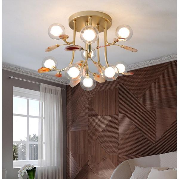 ceiling lights creative art agate stone bedroom light loft warm living dinner study cafe glass led fixtures
ceiling lights creative art agate stone bedroom light loft warm living dinner study cafe glass led fixtures
