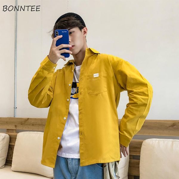 men shirts long sleeve turn-down collar letter-printed korean style ins streetwear loose all-match trendy mens outwear ulzzang men's ca, White;black
men shirts long sleeve turn-down collar letter-printed korean style ins streetwear loose all-match trendy mens outwear ulzzang men's ca, White;black