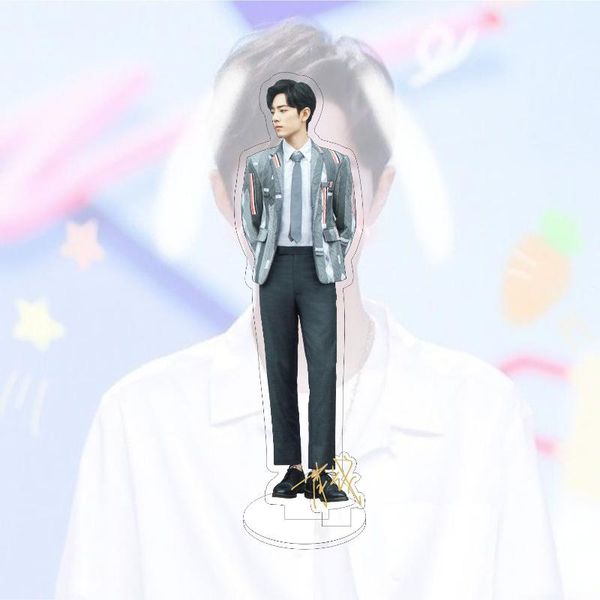 keychains the fashion untamed chen qing ling dao zu shi xiao zhan fans desk stand model gift, Silver
keychains the fashion untamed chen qing ling dao zu shi xiao zhan fans desk stand model gift, Silver