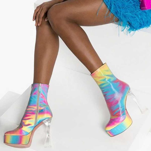 boots high platform street wear dress for ladies mixed color heel fashion ankle designed crystal1, Black
boots high platform street wear dress for ladies mixed color heel fashion ankle designed crystal1, Black