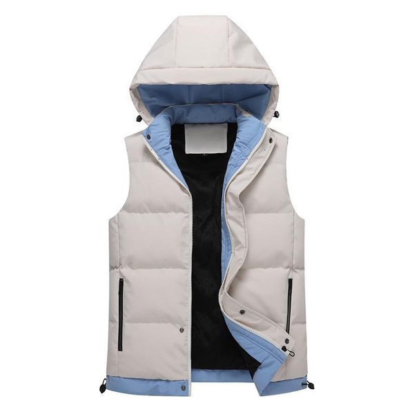 men's down & parkas cotton-padded jacket vest men sleeveless autumn winter panelled hooded zipper wide-waisted casual fashion warm coat, Black
men's down & parkas cotton-padded jacket vest men sleeveless autumn winter panelled hooded zipper wide-waisted casual fashion warm coat, Black