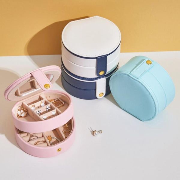 jewelry pouches, bags double layer box faux leather storage for earring necklace ring packaging joyero organizador, Pink;blue
jewelry pouches, bags double layer box faux leather storage for earring necklace ring packaging joyero organizador, Pink;blue