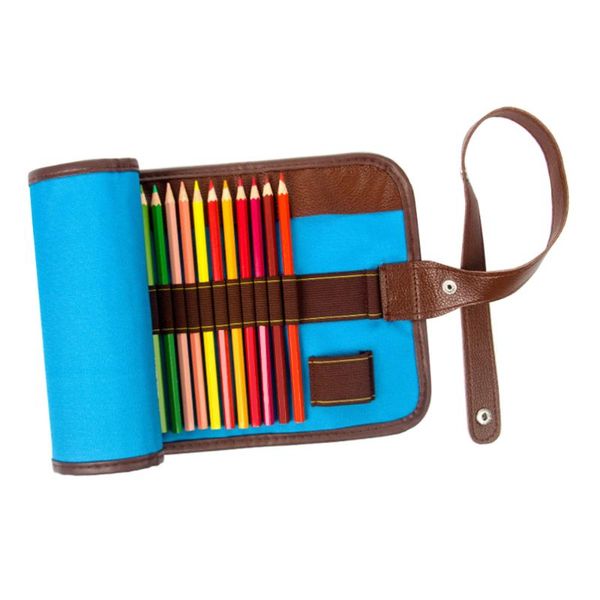 pencil bags rollup case colored pencils wrap holder canvas storage pouch organizer with 36 slots (blue)
pencil bags rollup case colored pencils wrap holder canvas storage pouch organizer with 36 slots (blue)