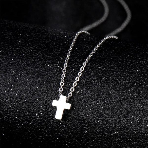 small stainless steel three-dimensional lucky religious cross jesus blessing pendant necklace woman mother gift wedding jewelry necklaces, Silver
small stainless steel three-dimensional lucky religious cross jesus blessing pendant necklace woman mother gift wedding jewelry necklaces, Silver