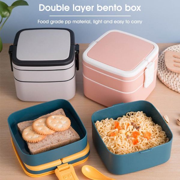 1pcs stackable bento lunch box with handle 2-tier container microwave safe heat a spoon 3 colors square and circle dinnerware sets
1pcs stackable bento lunch box with handle 2-tier container microwave safe heat a spoon 3 colors square and circle dinnerware sets