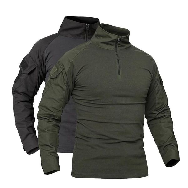 men outdoor tactical military t-shirts camouflage long sleeve sports shirts breathable hunting climbing fishing t shirt men's, White;black
men outdoor tactical military t-shirts camouflage long sleeve sports shirts breathable hunting climbing fishing t shirt men's, White;black