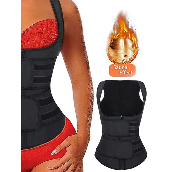 women's shapers women waist trainer with adjustable two straps neoprene corset vest slimming sweat body shaper dlm51074, Black;white
women's shapers women waist trainer with adjustable two straps neoprene corset vest slimming sweat body shaper dlm51074, Black;white