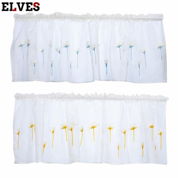 est rod pocket embroidered kapok flowers semi tier curtain, short curtain for kitchen bathroom living room durable & drapes
est rod pocket embroidered kapok flowers semi tier curtain, short curtain for kitchen bathroom living room durable & drapes