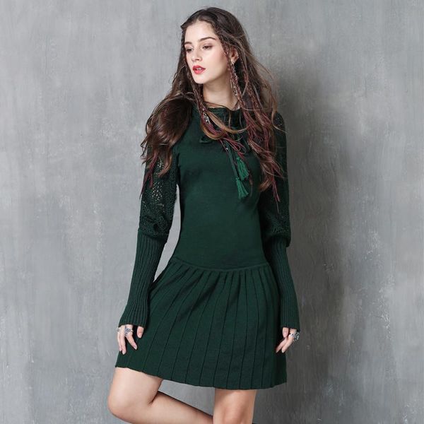 casual dresses vintage autumn sweater women dress 2021 winter bodycon knitting long sleeve o-neck jacquard pleated vestidos femininos, Black;gray
casual dresses vintage autumn sweater women dress 2021 winter bodycon knitting long sleeve o-neck jacquard pleated vestidos femininos, Black;gray