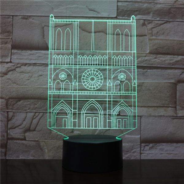 decorative nightlight acrylic led 3d desk lamp light rgb color notre-damede paris of france smart phone control room decoration
decorative nightlight acrylic led 3d desk lamp light rgb color notre-damede paris of france smart phone control room decoration