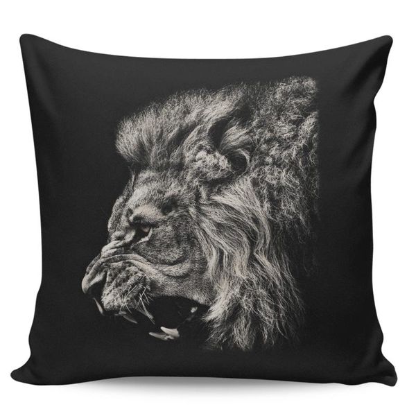 roaring lion black pillow case print decorative cover throw cushion home textiles bed pillowcase cushion/decorative
roaring lion black pillow case print decorative cover throw cushion home textiles bed pillowcase cushion/decorative