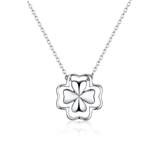 s925 sterling silver jewelry korean four leaf clover necklace pendant can be odm oem, Black
s925 sterling silver jewelry korean four leaf clover necklace pendant can be odm oem, Black